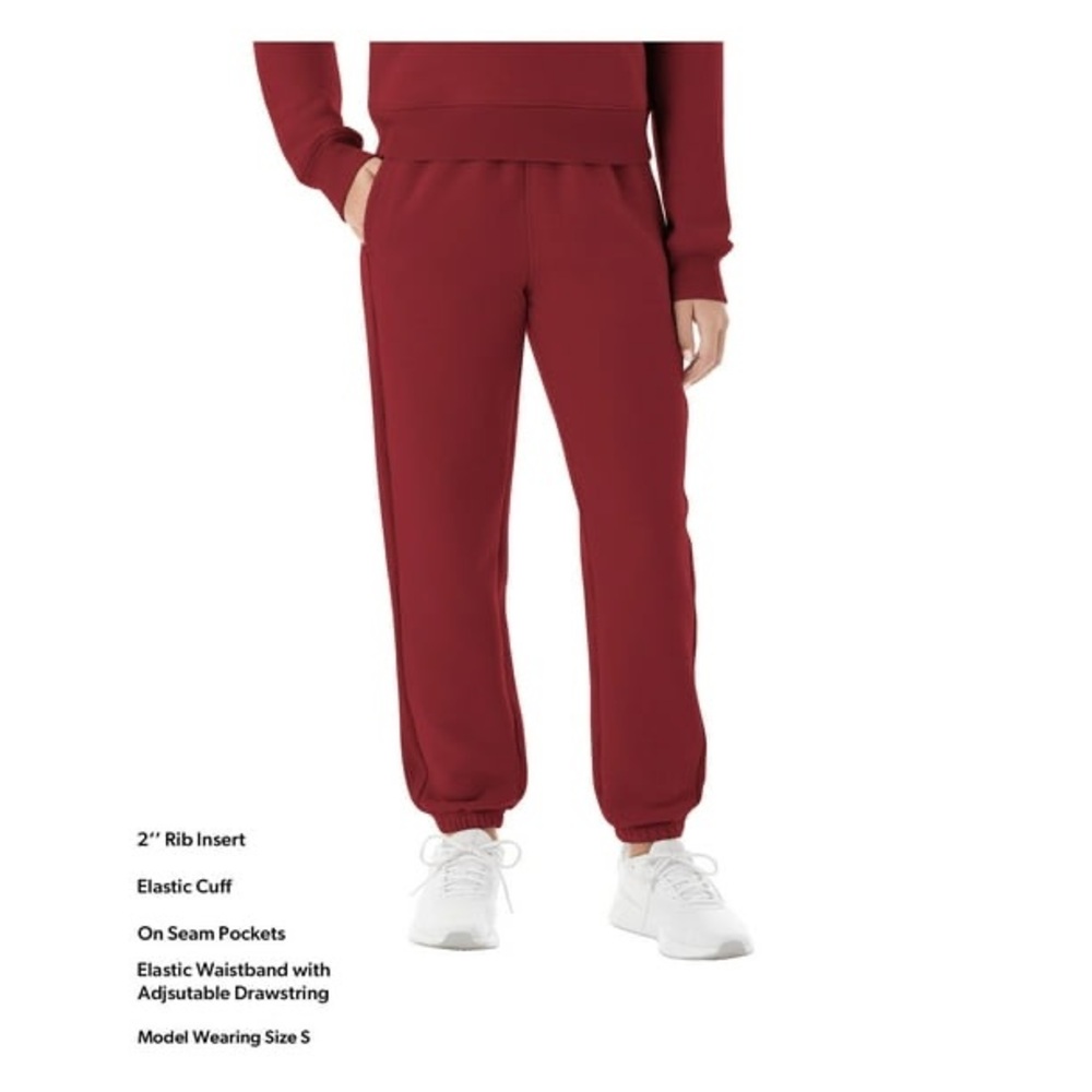 Member's Mark Women's Fleece Jogger - Picture 6 of 7